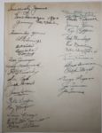 Three Autograph Pages (95 Sigs.) from 1940 Anthractite Open - Incl. Horton Smith, Ralph Guldahl and many other Major Champions