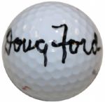 Masters Logo Golf Ball Signed by 1958 Champion Doug Ford
