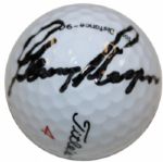 Masters Logo Golf Ball Signed by 1961, 1974, and 1978 Champion Gary Player
