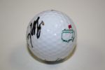 Masters Logo Golf Ball Signed by 1987 Champion Larry Mize