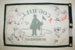 Cog Hill/ Dubsdread Pin Flag Signed by 20 Stars including Vijay Singh, Justin Rose, Steve Stricker, and more