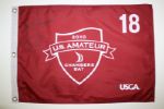 2010 US Amateur Chambers Bay Pin Flag Signed by 2004 Amateur Champ Ryan Moore