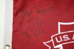 2010 US Amateur Chambers Bay Pin Flag Signed by 2004 Amateur Champ Ryan Moore