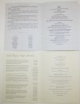 1995 and 1999 Ryder Cup Opening Ceremony Programs