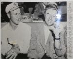 Original First Generation A.P. Wire Photo - Arnold Palmer and Sam Snead at 1958 Masters