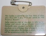1967 Masters Badge