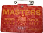 1972 Masters Badge