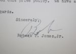 1951 Bobby Jones Signed Letter Great Coca Cola Content