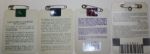 Lot of 4 Masters Badges: 1991, 1992, 1994, and 1995