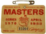 1970 Masters Badge