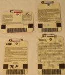 Lot of 4 Masters Badges: 1998, 1999, 2000, and 2003