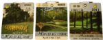Lot of 3 Masters Badges: 2007, 2008, and 2011