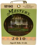 2010 Masters Badge-Phil Mickelson's 3rd Masters Win