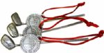 Lot of (3) Arnold Palmer Design Co. Golf Club Christmas Ornaments-Corporate Gifts