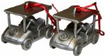 Lot of Two: Palmer Deign Co. Golf Cart Ornaments