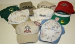 Lot of Fifteen: Golf Hats - Signed and Unsigned Hats