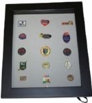 Framed Shadowbox - Miscellaneous Pins Golf Hof, Arnold Palmer pins