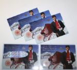 Lot of Five: Tiger Woods Christmas Cards