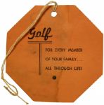 1946 Masters Tournament Sunday Ticket