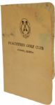 Peachtree Golf Letter, Scorecard, and Capital Country Club Scorecard