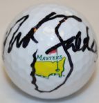 Nick Faldo Autographed Masters Logo Golf Ball