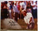 Jack Nicklaus Signed 8x10 Photo - 'Good Golfing' JSA COA