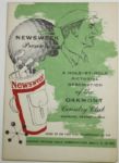 16 Page Foldout Pamphlet 1953 USGA Open-Hole by Hole Pictorial of Oakmont-Hogan Wins!