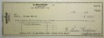 Ben Hogan Signed 1993 Check to Neiman Marcus Company