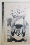Payne Stewart Signed Copy of Wire Photo - 1989 PGA Championship at Kemper