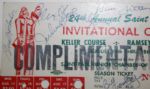 Multi-Signed 24th Annual St. Paul Invitational Open Ticket - Arnold Palmer, Art Wall, Julius Boros, etc.