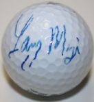Larry Mize Autographed Golf Ball - Masters Champ