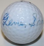 Gene Sarazen Autographed Golf Ball - Deceased Masters Champ - Blue 