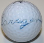 Gene Sarazen Autographed Golf Ball - Deceased Masters Champ - Blue 