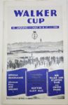 1947 Walker Cup Program at St. Andrews with Saturdays Pairings - Francis Quimet Captain
