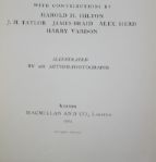 'Great Golfers: Their Methods at a Glance' - by George W. Beldam