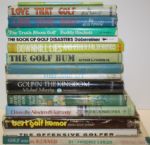 Lot of Fifteen Golf Books (1)