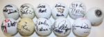Lot of Twelve: Autographed Golf Balls - Marilynn smith, Linda Hunt, Sandra Palmer, etc