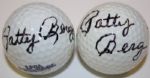 Lot of Two: Patty Berg Autographed Golf Balls