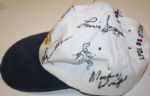 Two Multi-Signed Golf Hats and Marilyn Smith Signed Golf Glove