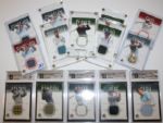 Lot of 15 2001 Tour Swatch Golf Cards - Group 1