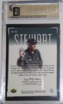 2001 Upper Deck Tour Threads-Swatch Golf Card - Payne Stewart - GIA Graded 9