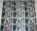Lot of 40 2001 Upper Deck Tour Threads Golf Cards - Group 14