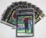 Lot of 11 2001 Upper Deck Tiger Woods GAI 9.5 Rated Golf Cards