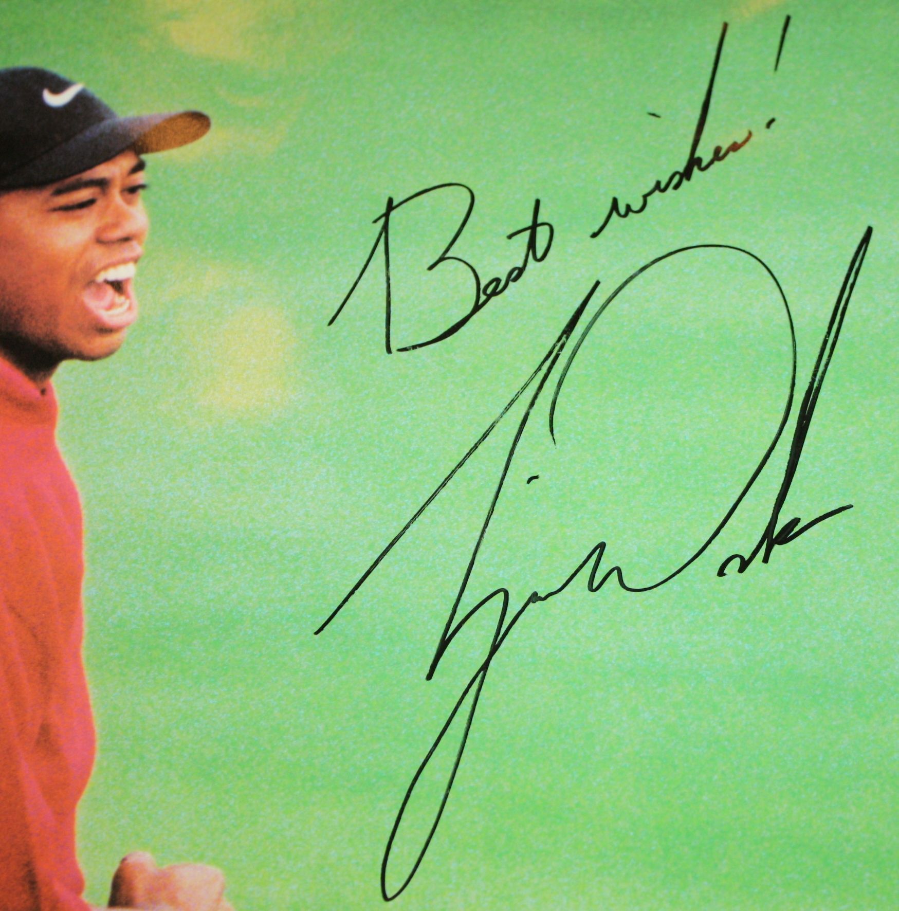 Lot Detail - Tiger Woods Autographed Poster