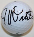 Jeff Overton Signed Golf Ball