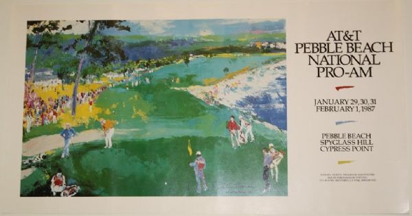1987 AT&T Pebble Beach National Pro-Am Poster-LeRoy Nieman Artwork