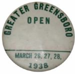 Felix Serafins Contests Pin - Greater Greensboro Open - 1st Year of Event - Sam Snead Win