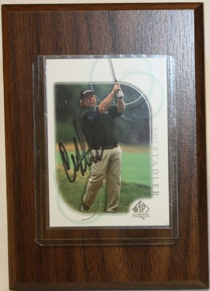 Craig Stadler Autographed SP Authentic Card