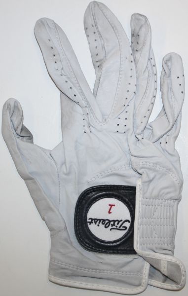 Phil Mickelson's Personal Used Signed Titleist Golf Glove