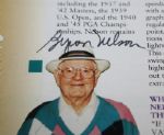 Byron Nelson Lot of 4 Items: Tape, Book, (2) Autographed items